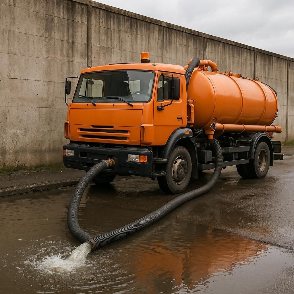 Откачка воды в Раменском