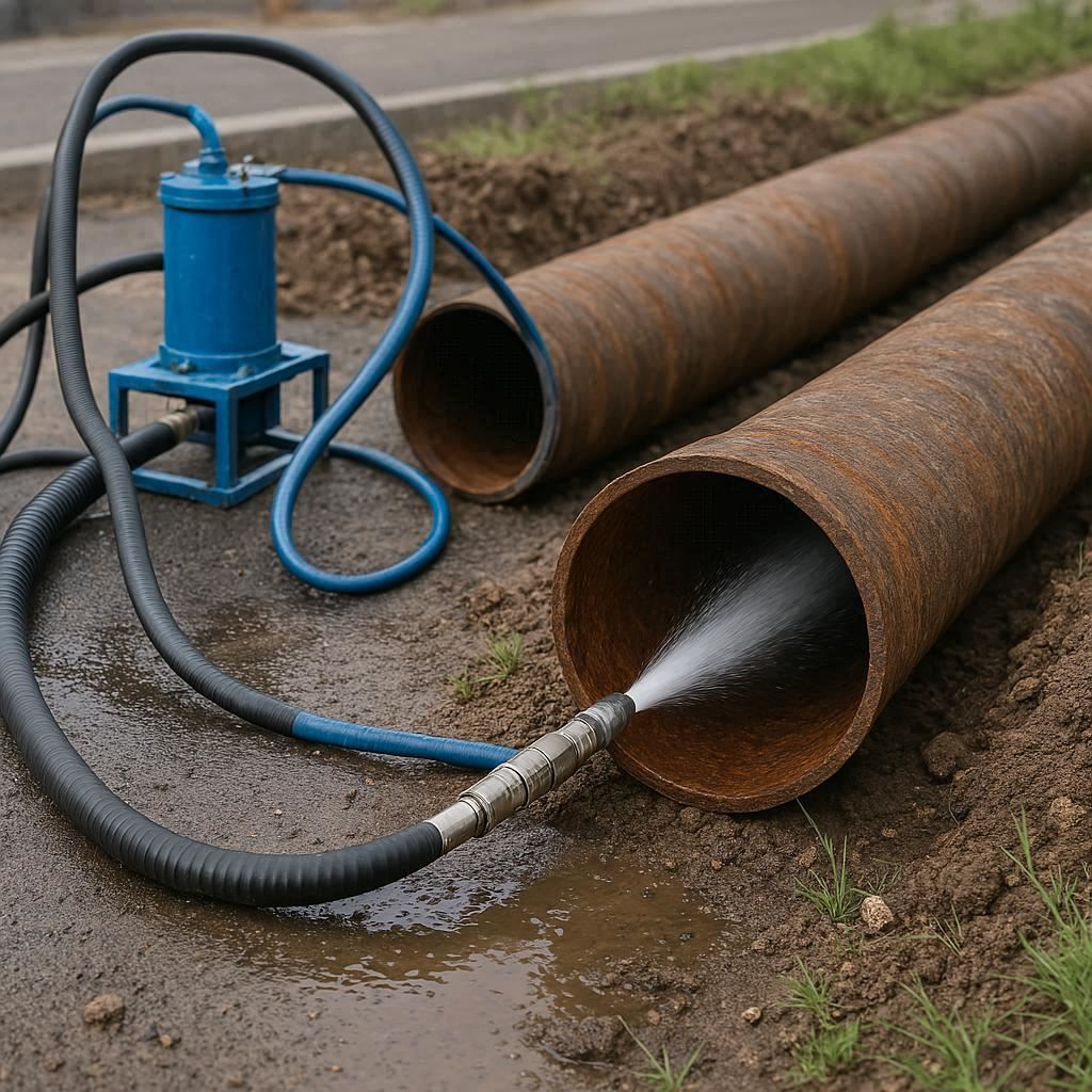 Гидродинамическая прочистка водопроводных труб в Михееве, Раменский городской округ