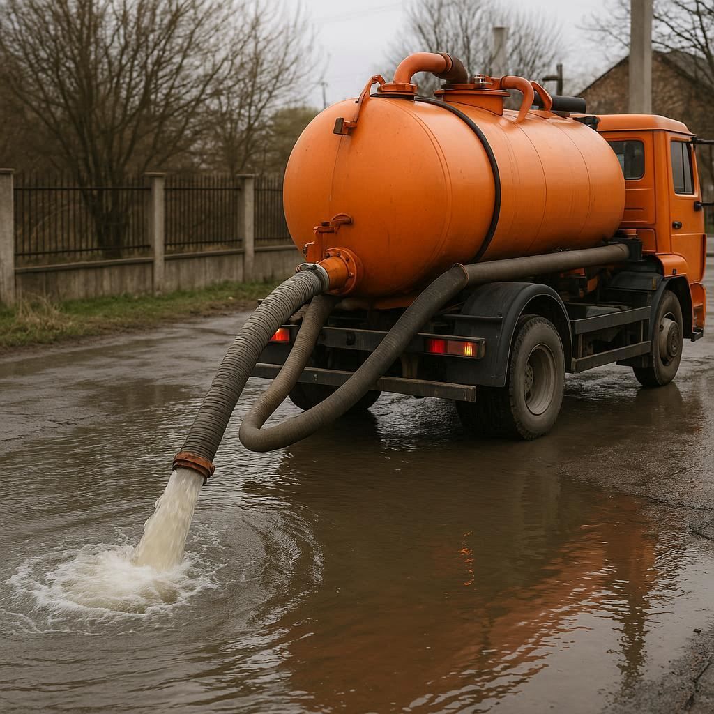 Откачка воды в Раменском
