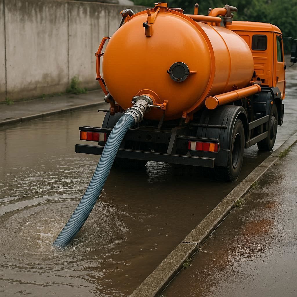 Откачка воды в Раменском